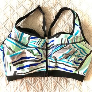 VSX Sport Bra - 36DD - Zip Up for Xtra Support